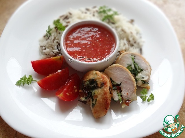 Crispy chicken rolls