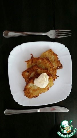 Squash-potato pancakes