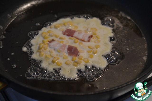 Pancakes with canned corn