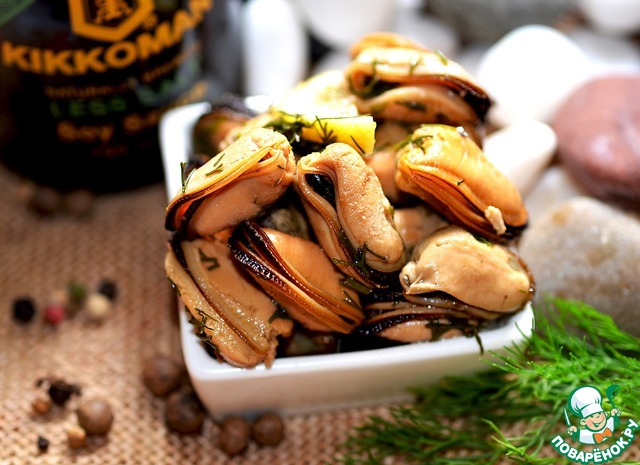 Marinated mussels 