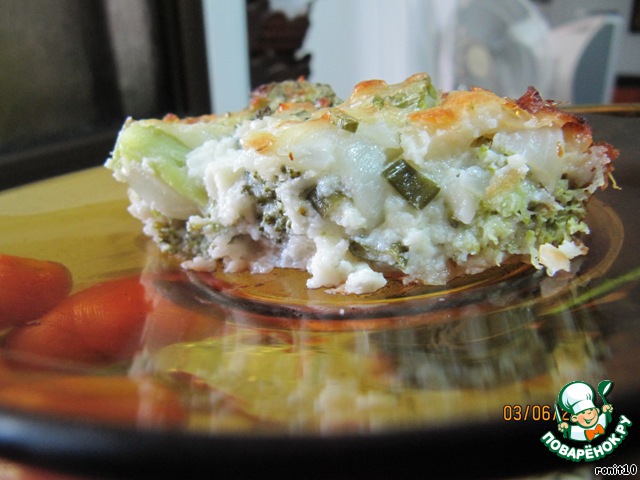 Casserole with broccoli