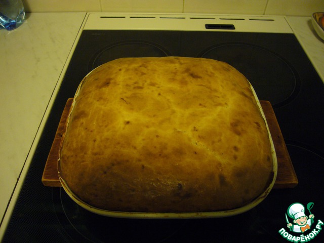 Pie with tarragon