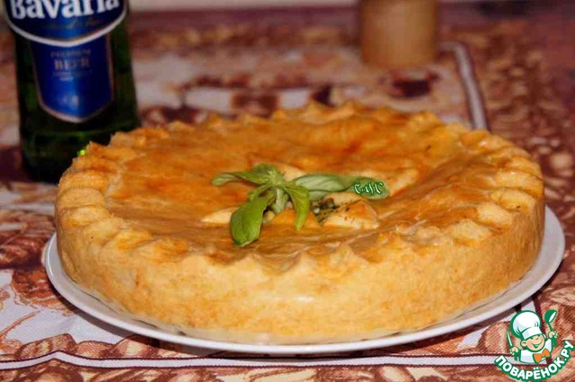 Fish pie with beer