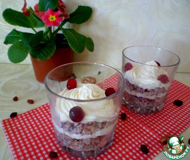 Buckwheat-curd dessert