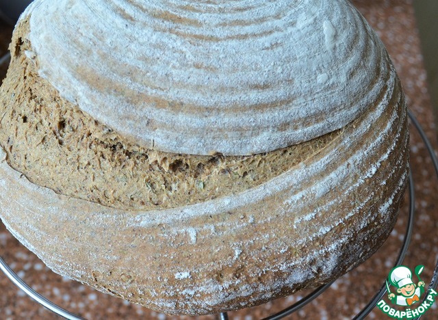 Hemp bread-oatmeal