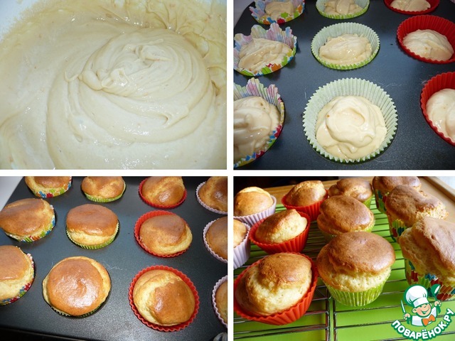 Muffins with ricotta