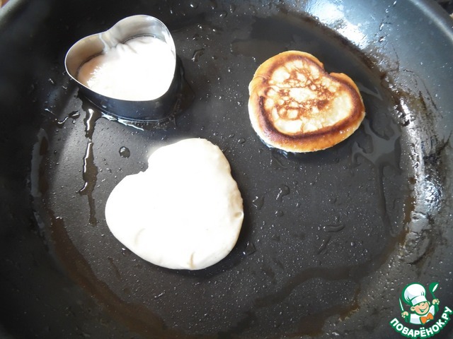 Lemon pancakes for the condensed milk