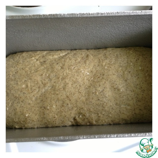 The hemp bread with sesame seeds