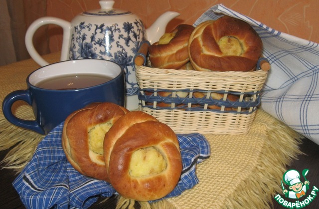 Постные картофельные ватрушки