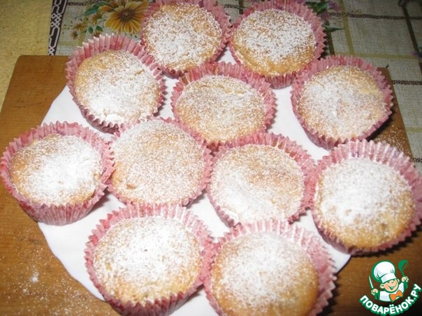 Маффины с яблоками по-кубански