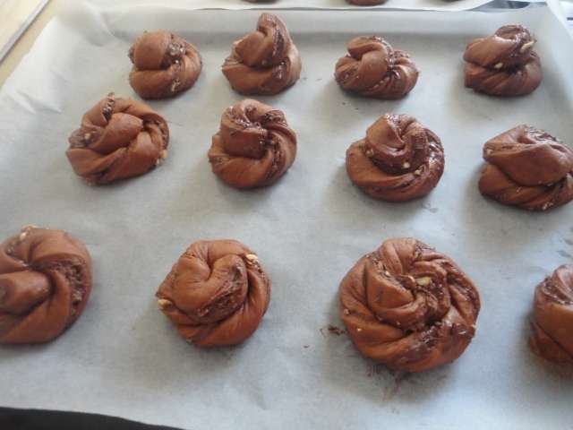 Рождественские шоколадные булочки