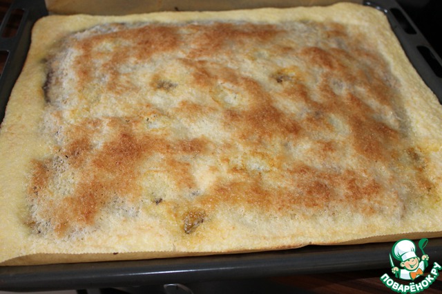 Мандариновый кухен с кокосом