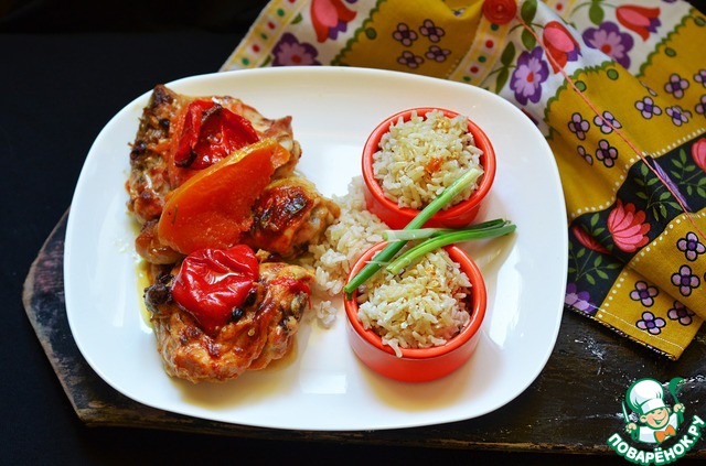 Ginger chicken with barberry