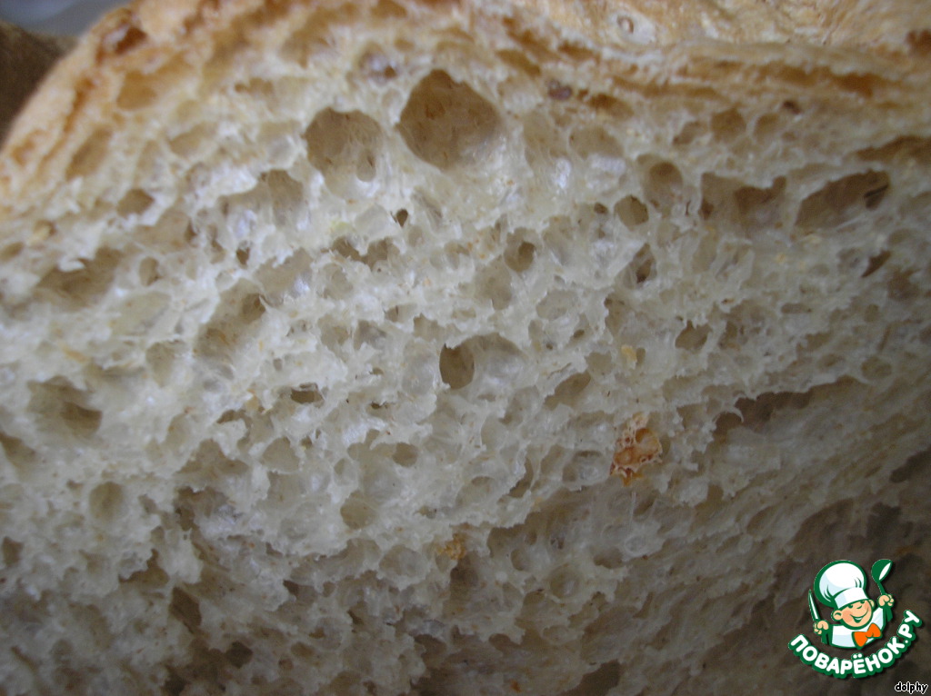 Rye bread with caraway seeds