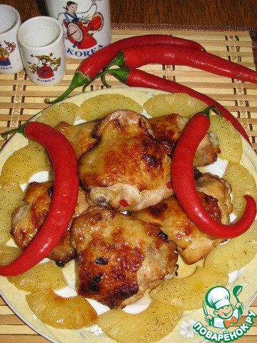Chicken thighs, Asian style