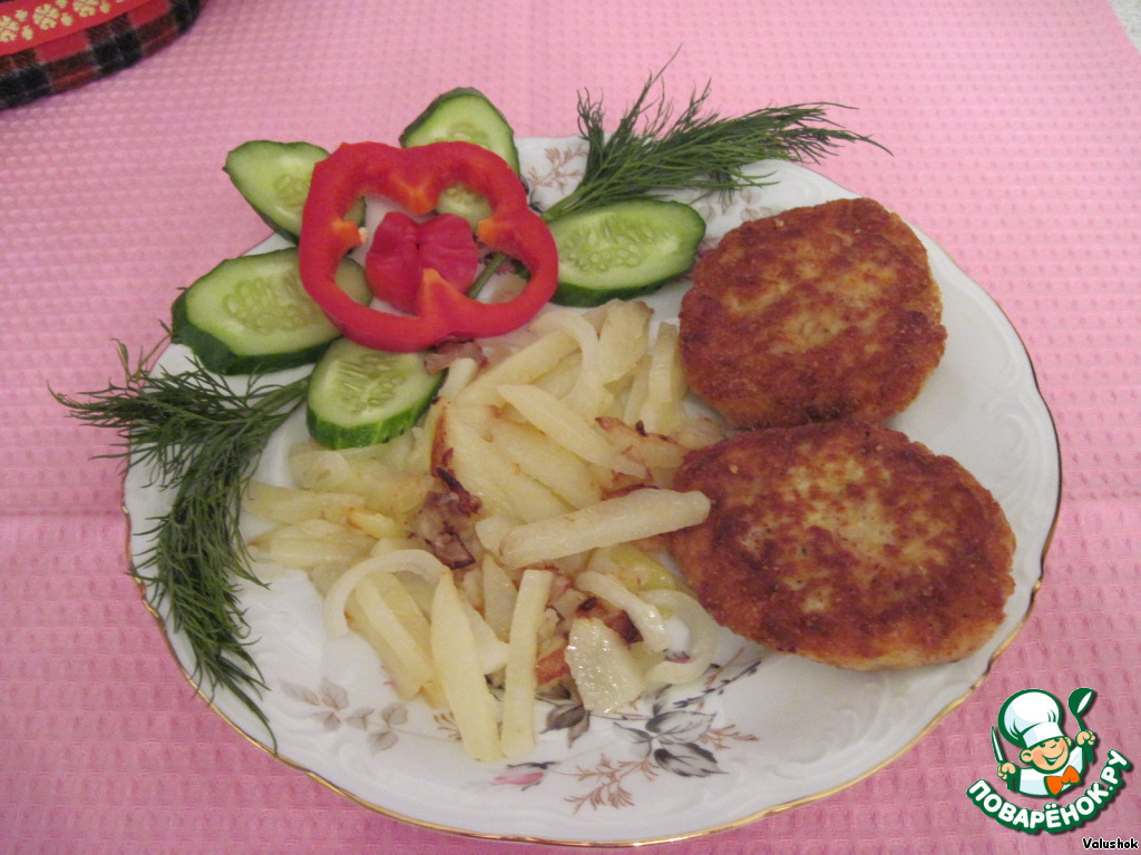 Schnitzel of chicken 