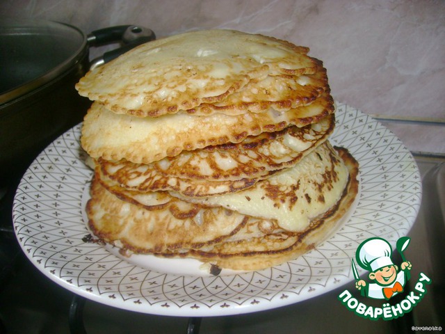 Pancakes with cottage cheese