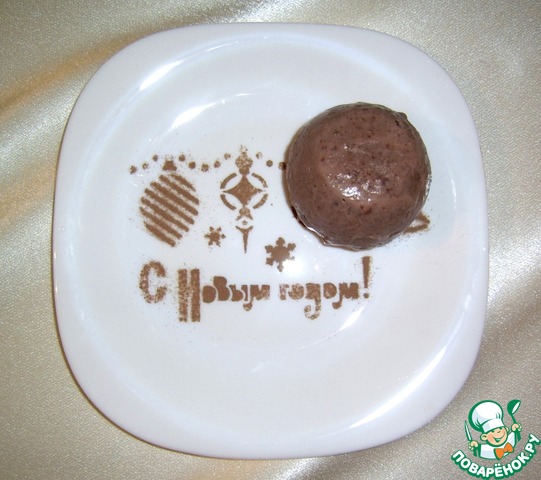 Ice cream with red bean