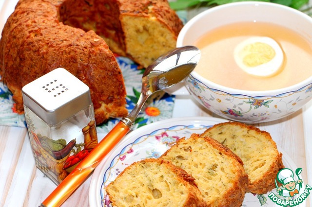 Cheese-cereal cupcake broth