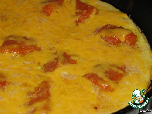 Pumpkin omelet