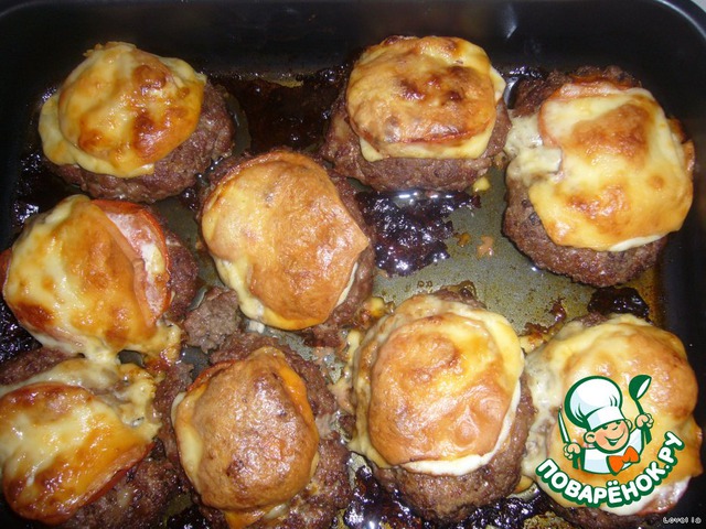 The meatballs from the oven