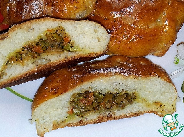 Постные пирожки с капустой
