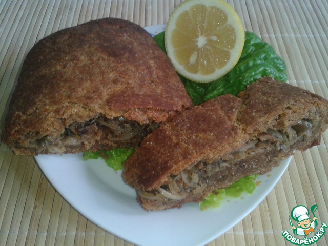 Хлебец закусочный с луком и оливками