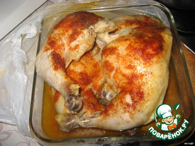 Chicken in the style of 