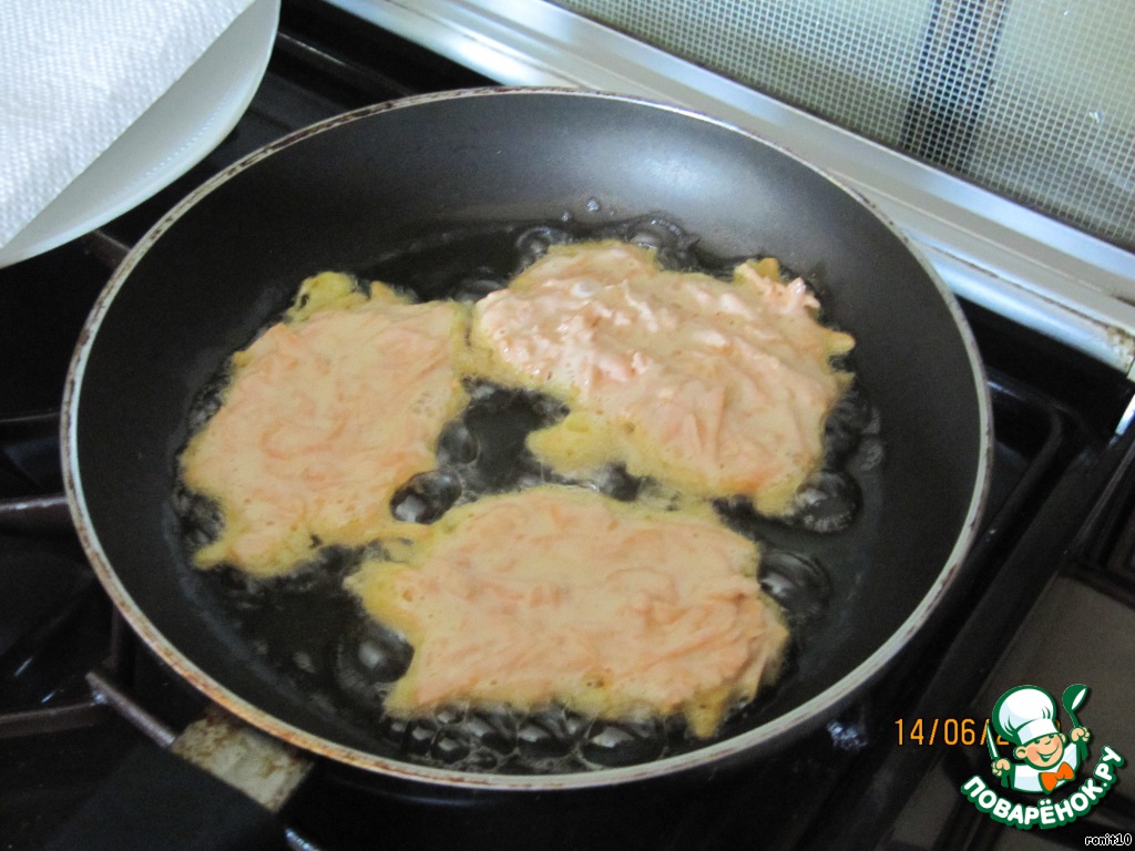 Pancakes made with sweet potato