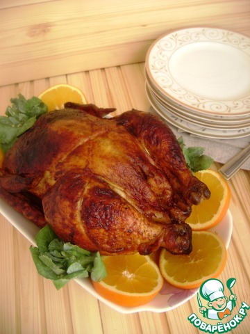 Spicy chicken in a spicy marinade
