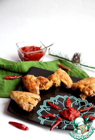 Chicken wings in oyster sauce