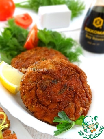 Chicken croquettes with mushrooms