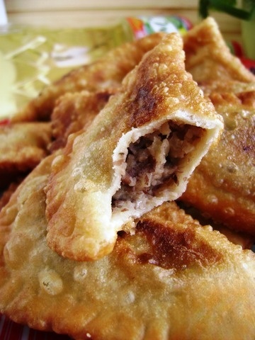 Чебуреки с фасолью