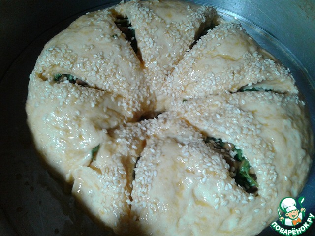 Пирог с оливками