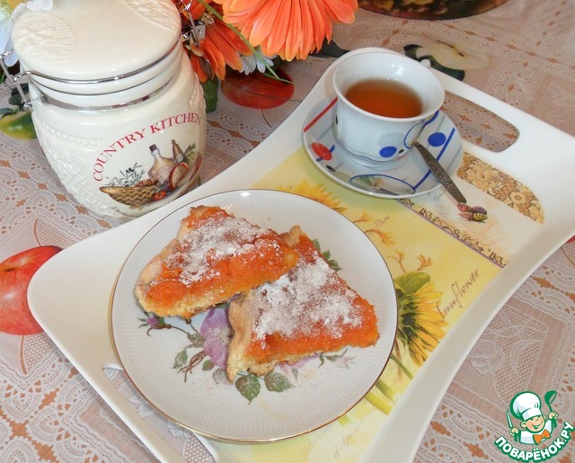 Домашний пирог из тыквы
