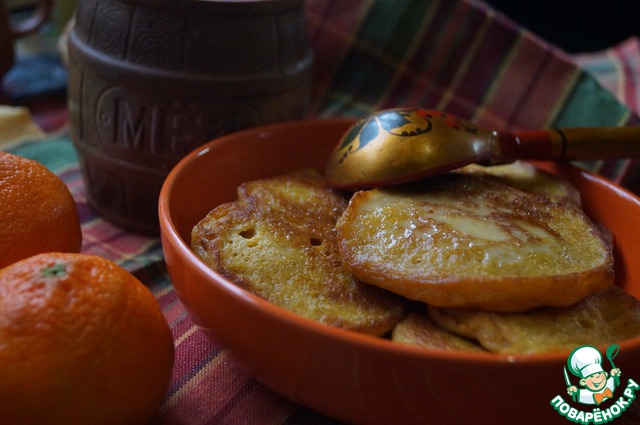 Buckwheat pancakes with carrots