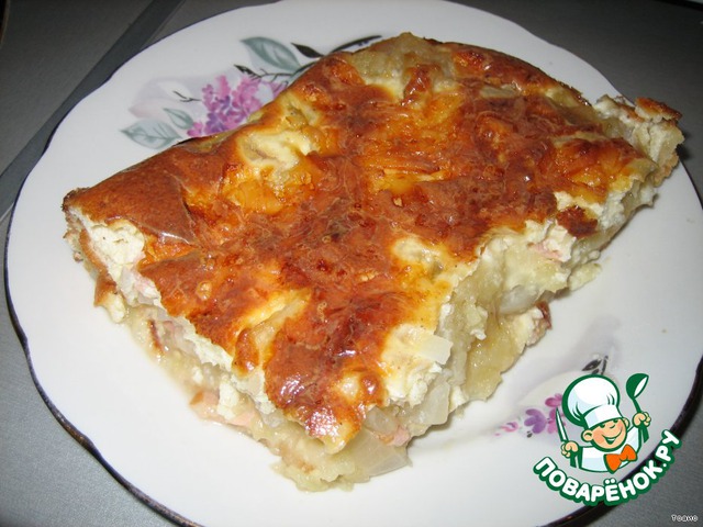 Остро-сладкий пирог с яблоками