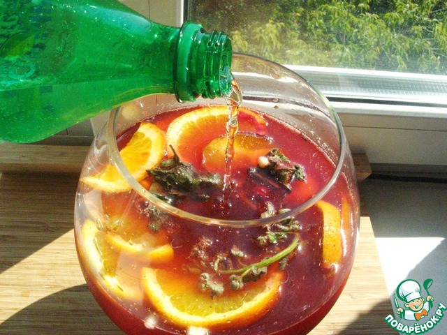 Non-alcoholic sangria