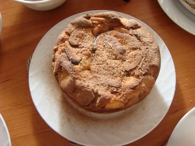 Apple and banana dessert