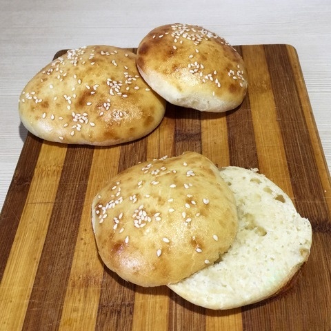 Булочки для бургеров домашние
