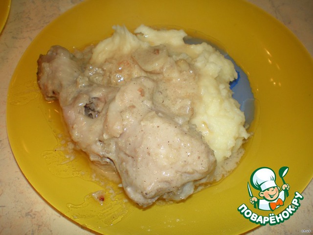 Chicken in peanut sauce