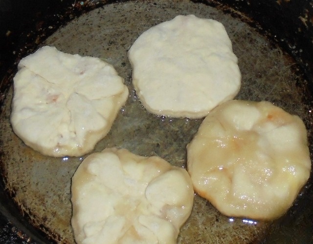 Traditional pies with dried apricots and cheese