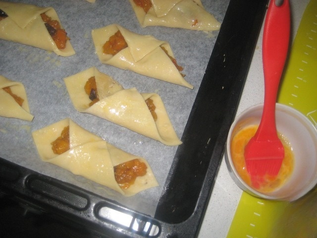 Mini biscuits with pumpkin