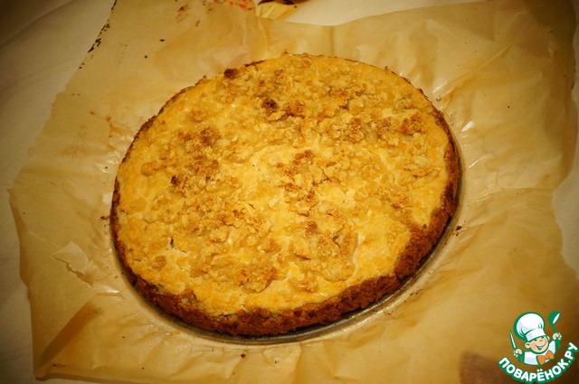 Яблочный пирог с крошкой