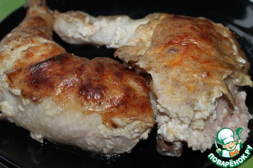 Chicken with bananas