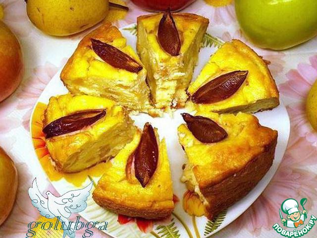 Casserole with fruit