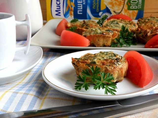 Baskets with cheese and herbs