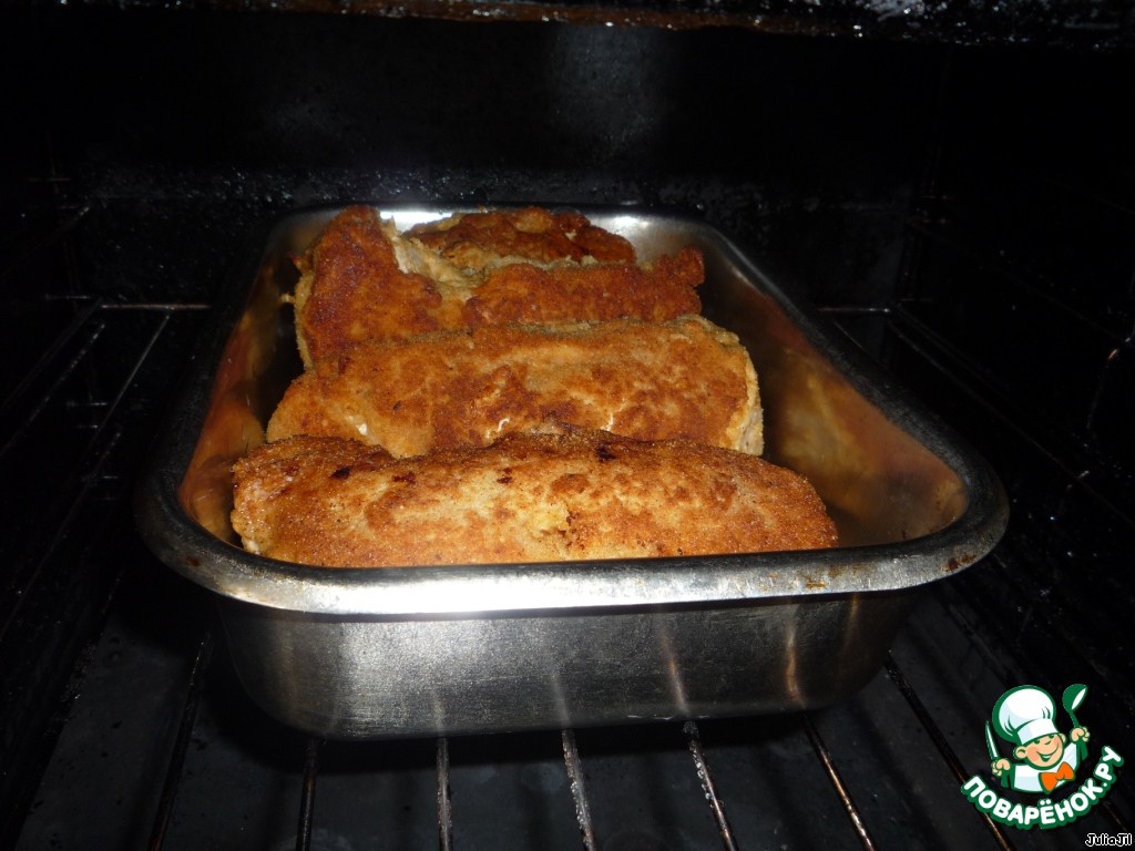 Chicken rolls with Korean carrot
