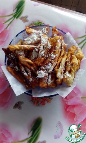 Crunchy sticks made from beer