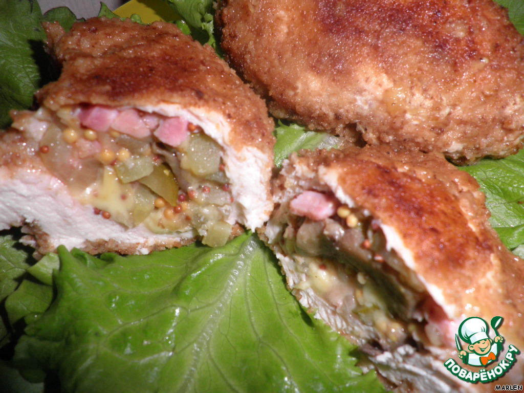 Chicken fillet stuffed with 